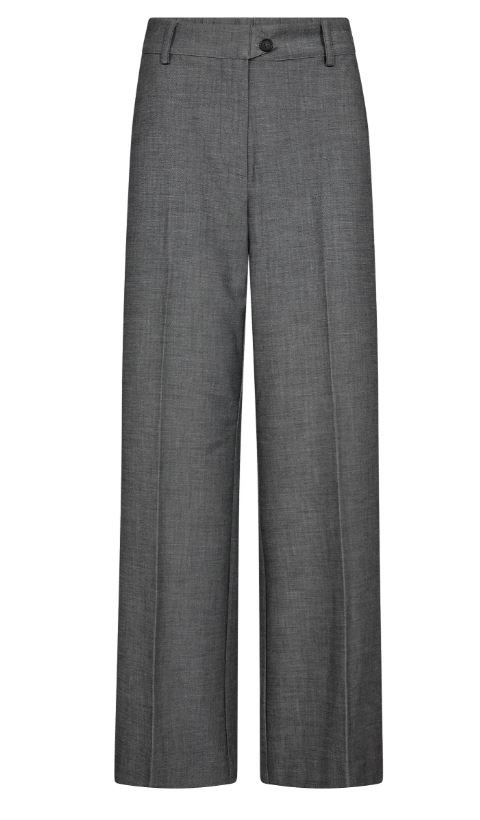 Co'Couture JackyCC Wide Bukser, Medium Grå